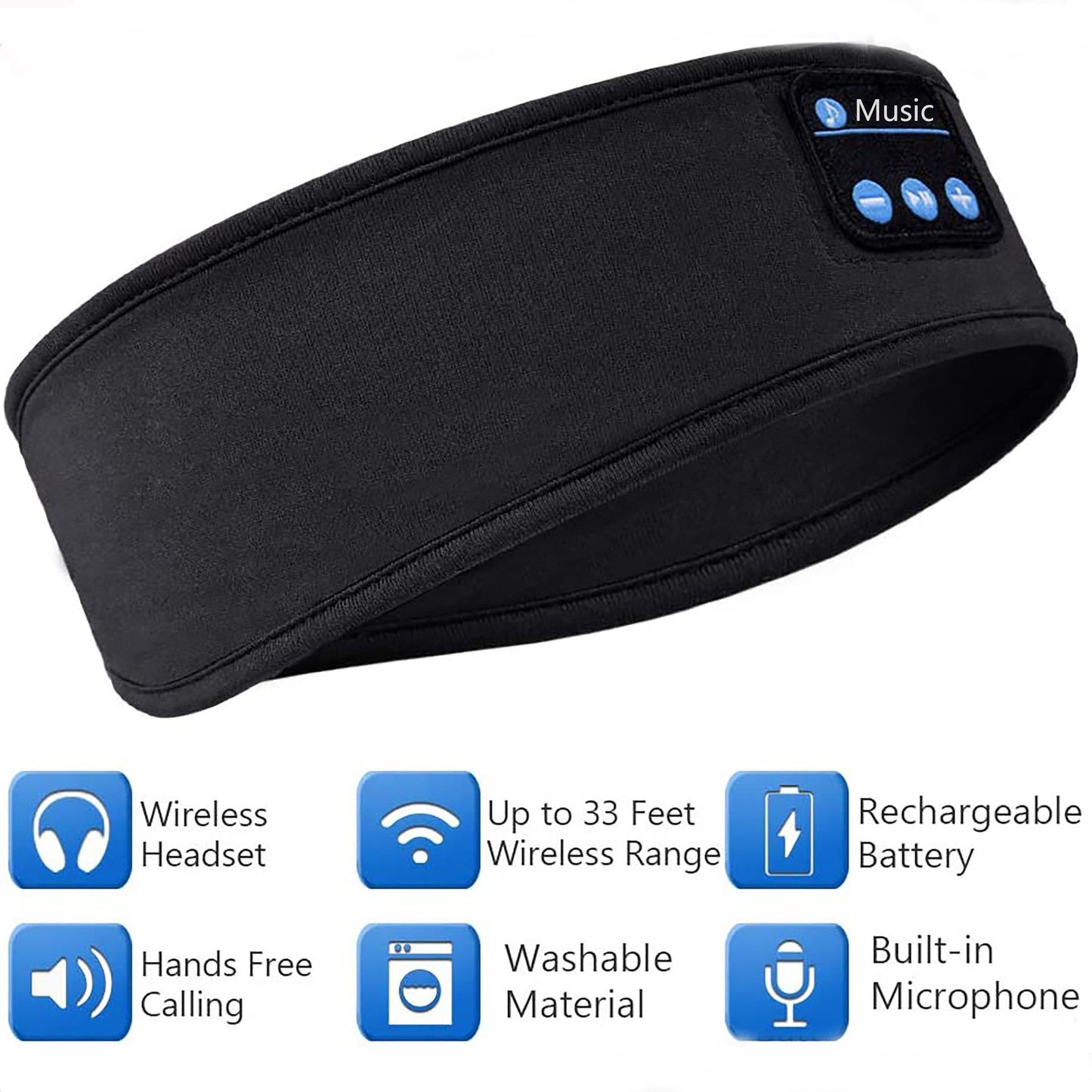 Bluetooth 5.4 Sports Headband