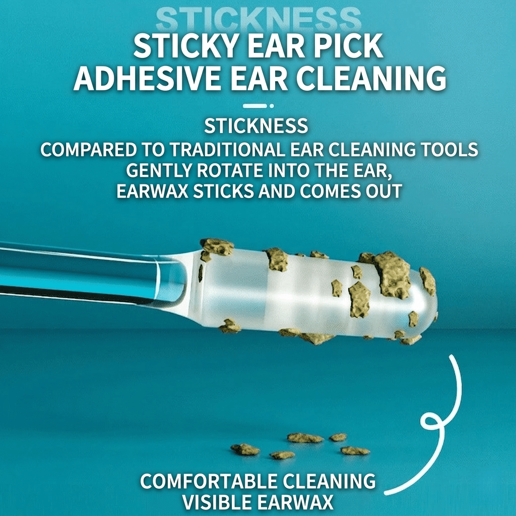 48-Piece Reusable Sticky-Tip Ear Cleaning Sticks