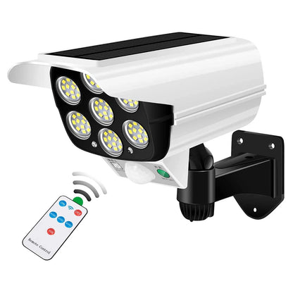 2-in-1 Solar Security Motion Sensor Light & Dummy Camera
