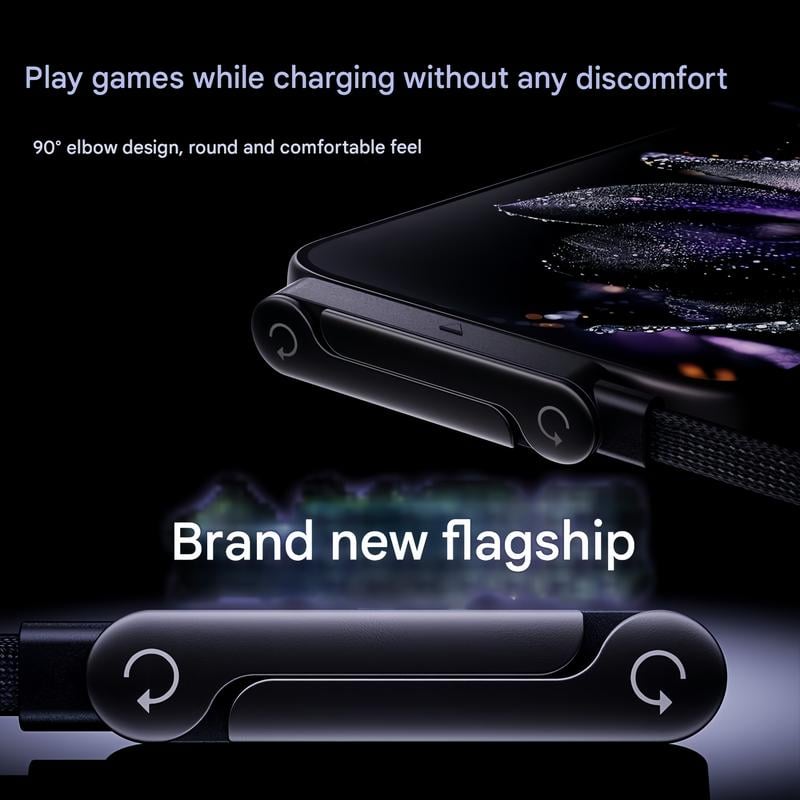 240W Foldable Stand Fast Charging Cable