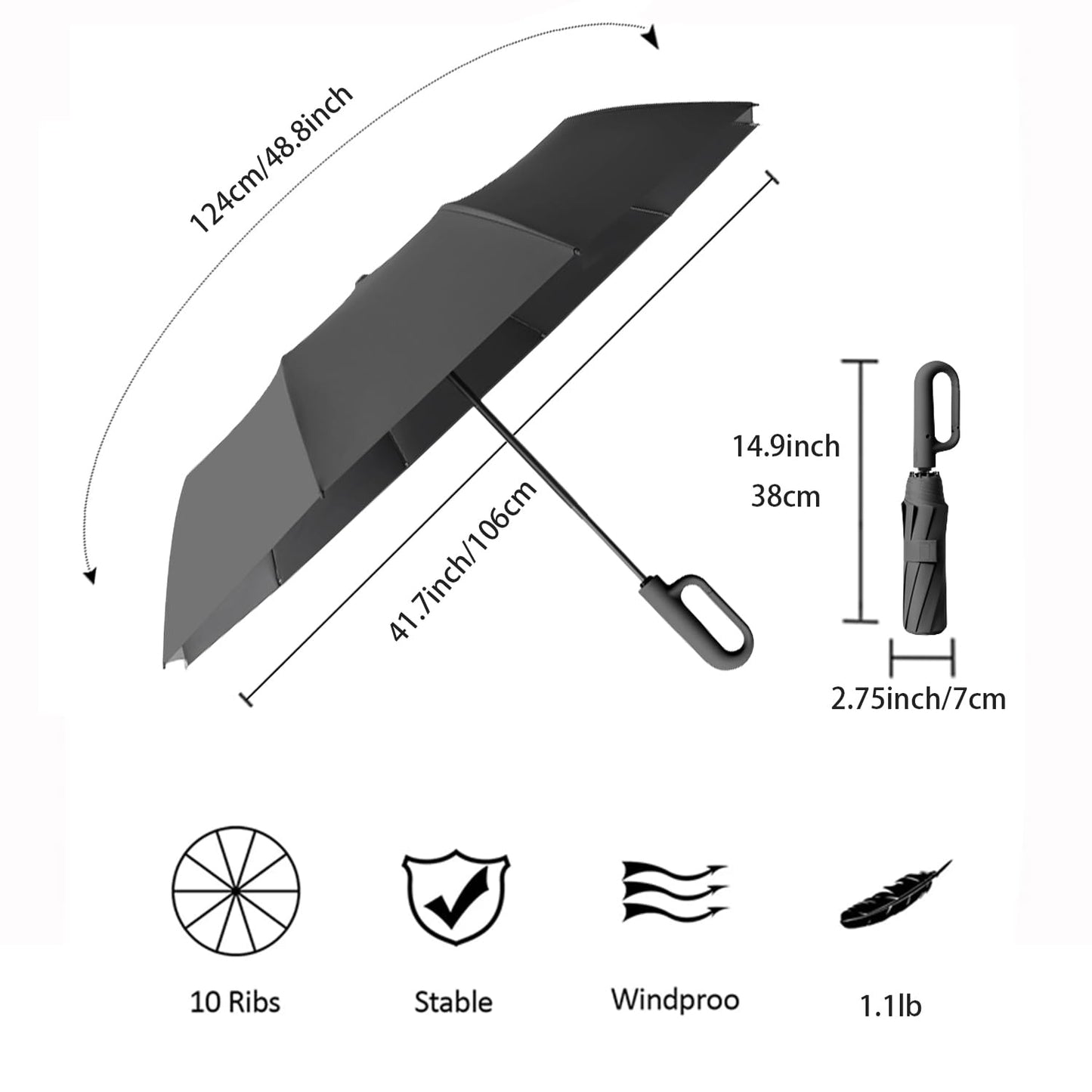 Automatic Travel Umbrella