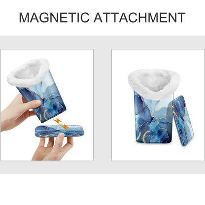 Magnetic Plush-Lined Eyeglasses Holder
