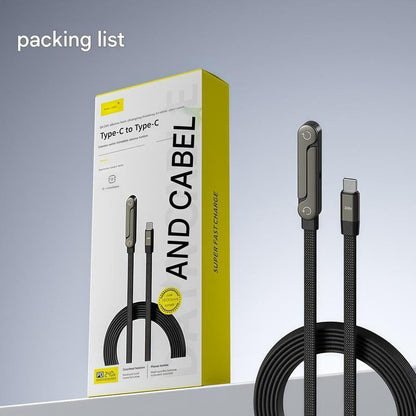 240W Foldable Stand Fast Charging Cable