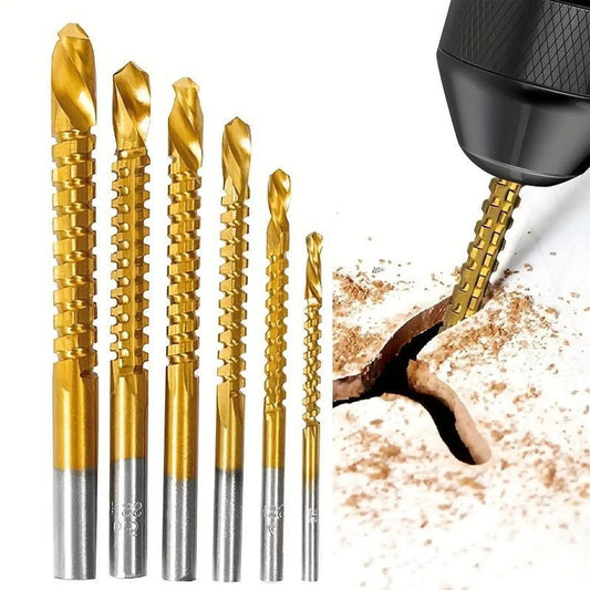 Bearing Steel Serrated Drill & Saw Bit Set