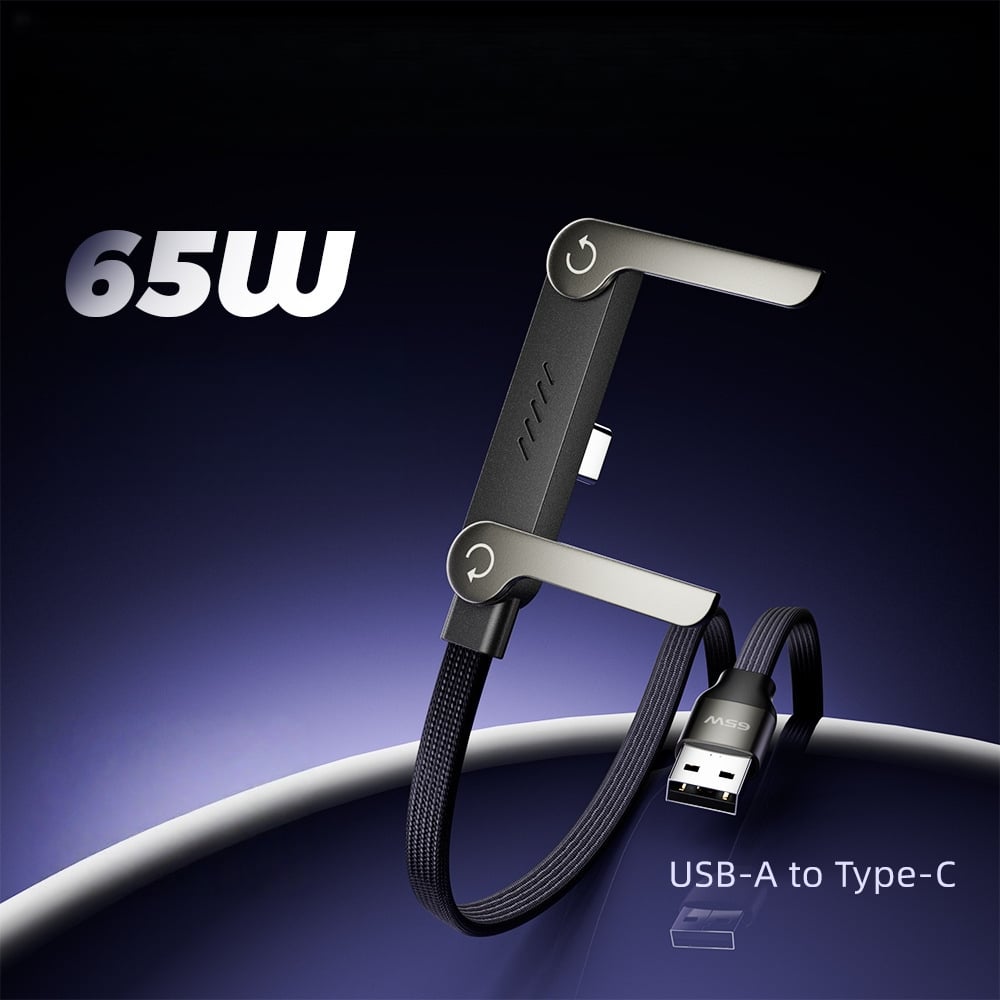 240W Foldable Stand Fast Charging Cable