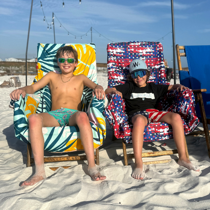 The Beach Towel Chair Blanket™