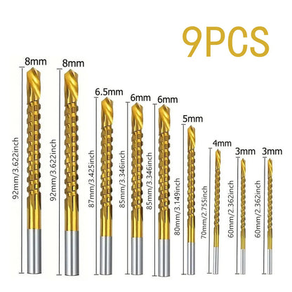 Bearing Steel Serrated Drill & Saw Bit Set