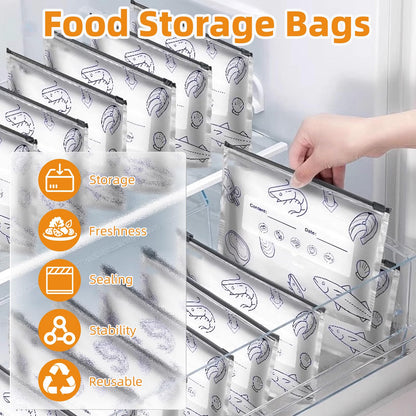 30PCS Reusable Aluminum Foil Food Storage Bags