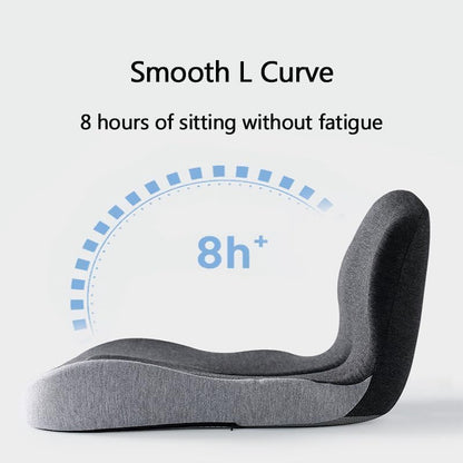 Ergonomic Orthopedic Memory Foam Seat Cushion with Lumbar Support