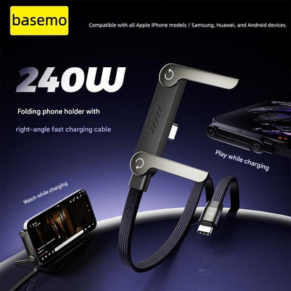 240W Foldable Stand Fast Charging Cable