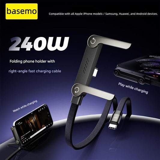 240W Foldable Stand Fast Charging Cable